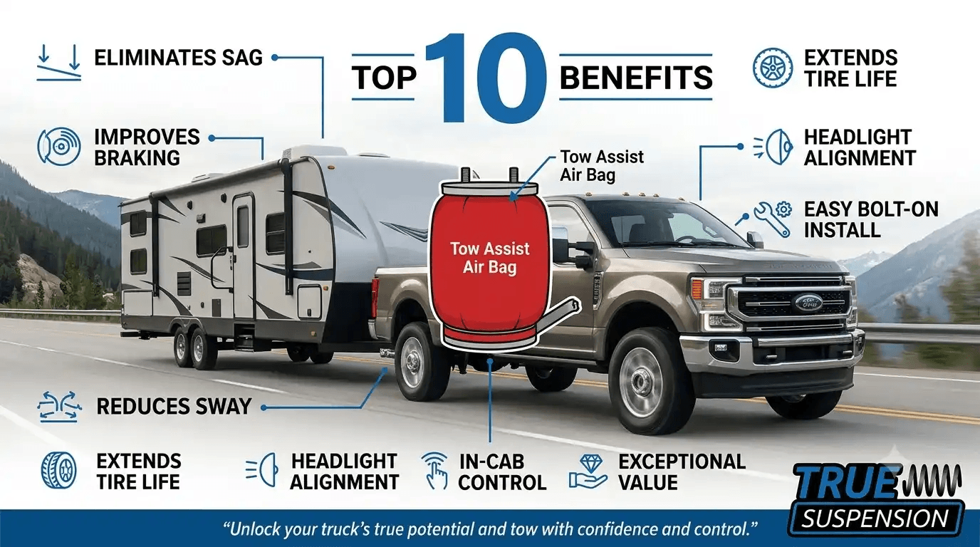 Prevents Trailer Sway and Improves Stability