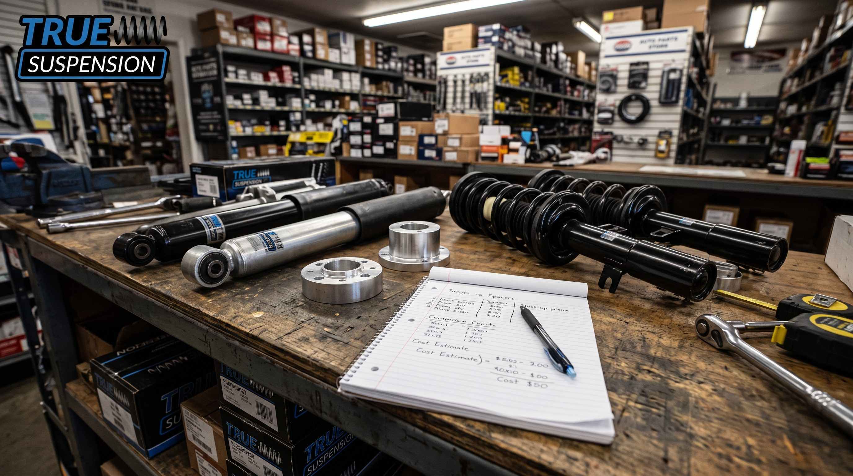 Cost Breakdown, Strut Spacers vs New Leveling Struts