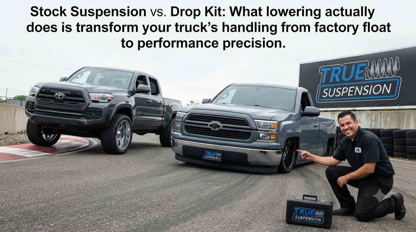 Pros and Cons, Stock Suspension vs. Drop Kit